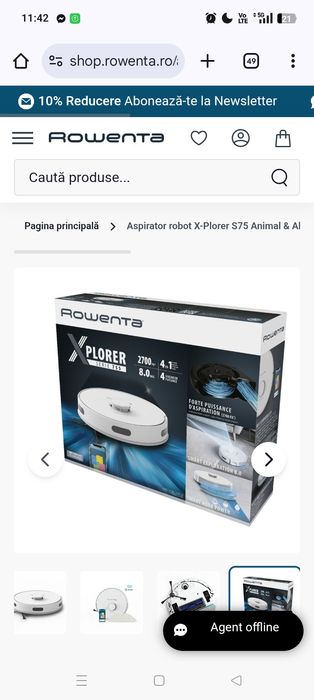 Aspirator robot Rowenta
