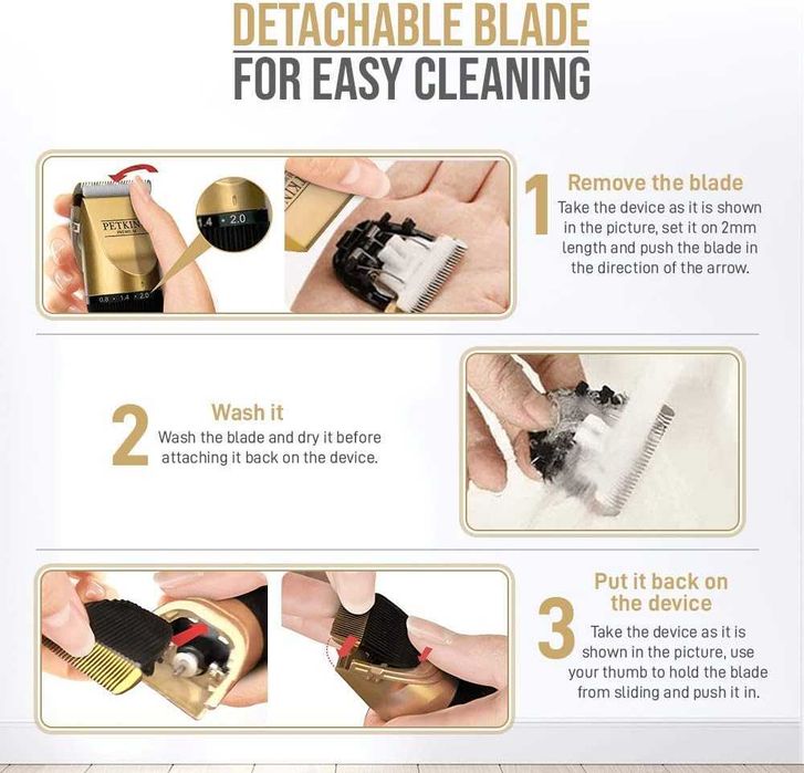 Комплект за груминг/ подстригване на кучета PetKing Premium