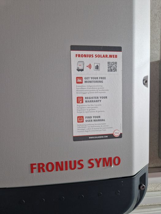 Invertor Trifazat Fronius Symo 17.5kw,ca NOU(La cutie,pt transport]