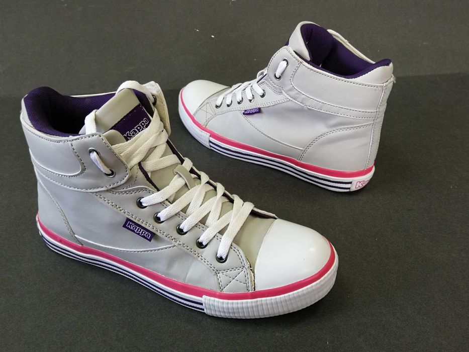 Ghete dama copii  Tenisi captusiti  PIELE  39 40 KAPPA converse Ca NOI