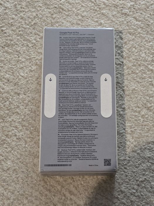 Telefon Google Pixel 10 Pro 5G 256gb 16GB Ram Obsidian Sigilat