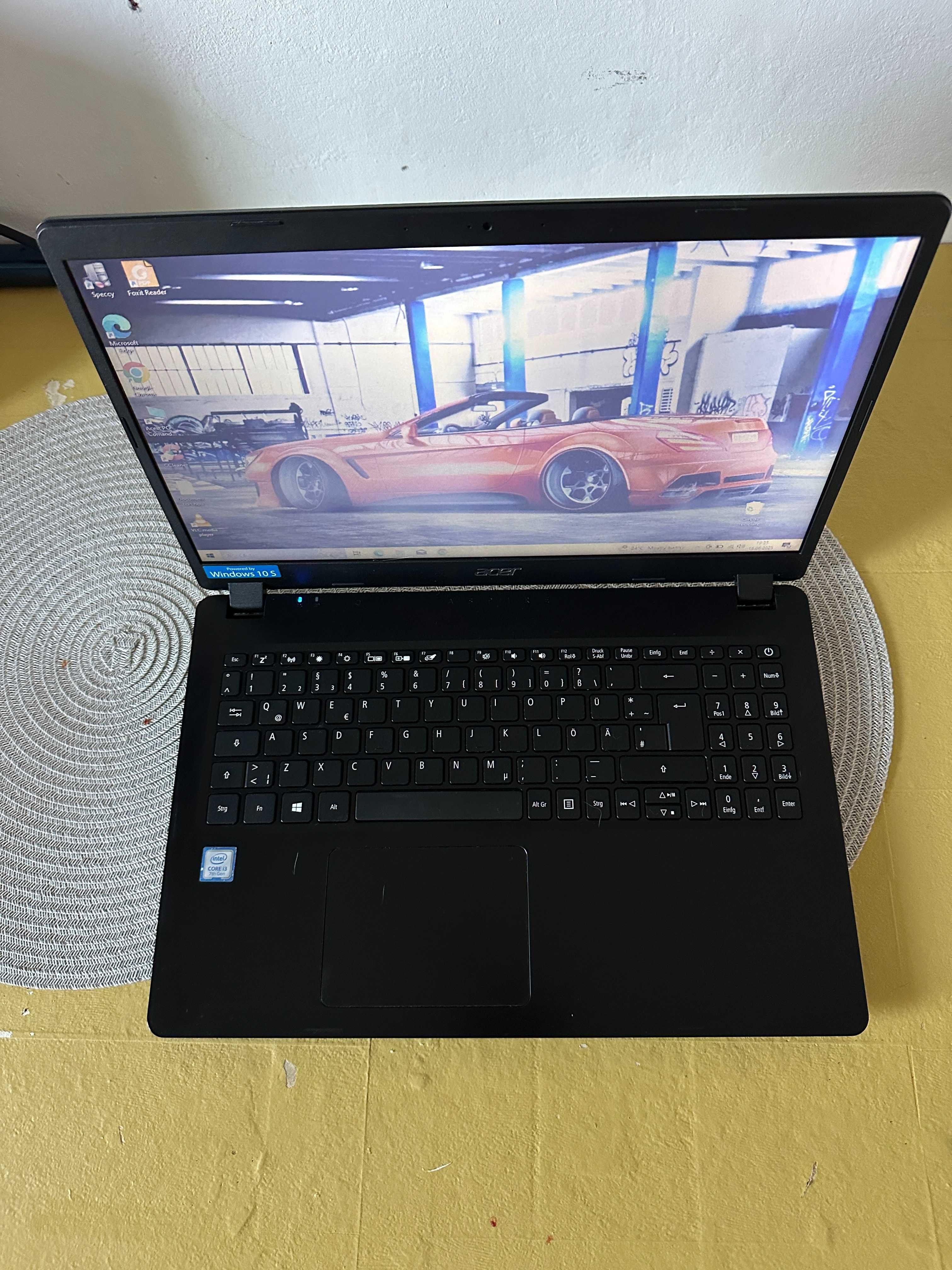 laptop acer a315-54k, i3 gen 7, quad, ram 8 gb, ssd 240 gb
