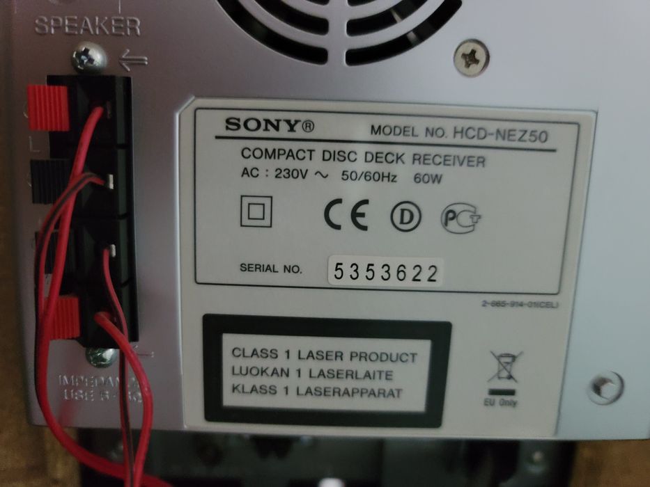 Sistem audio compact - Sony CMT-NEZ50