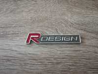 червена емблема лого Волво Volvo R Design
