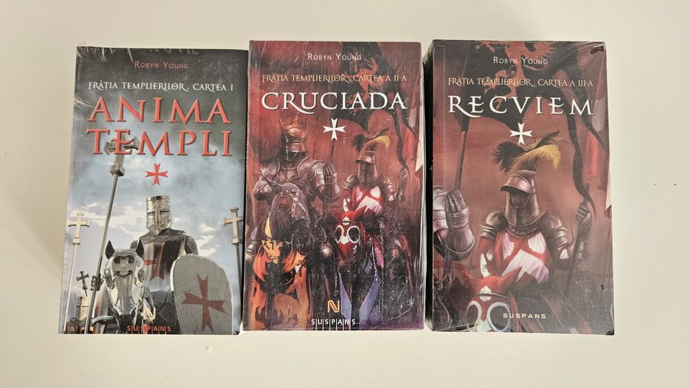 Set Robyn Young Fratia Templierilor carti noi