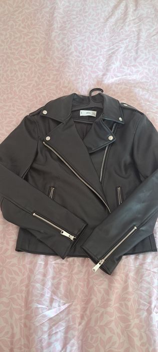 Кожено яке Mango размер S