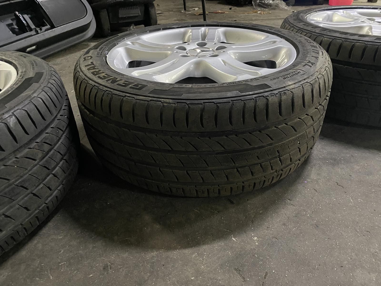 17 джанти Mercedes Мерцедес EVO w211 с нови гуми 245 45 17