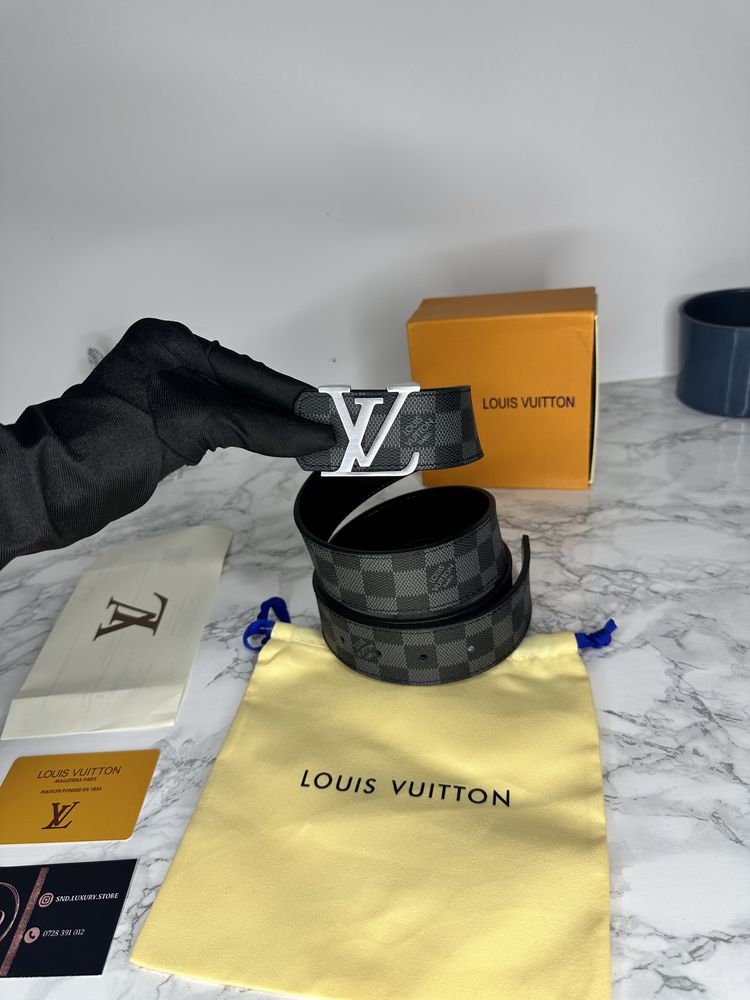 Curea Louis Vuitton piele canvas 100% cutie inclusă cadou