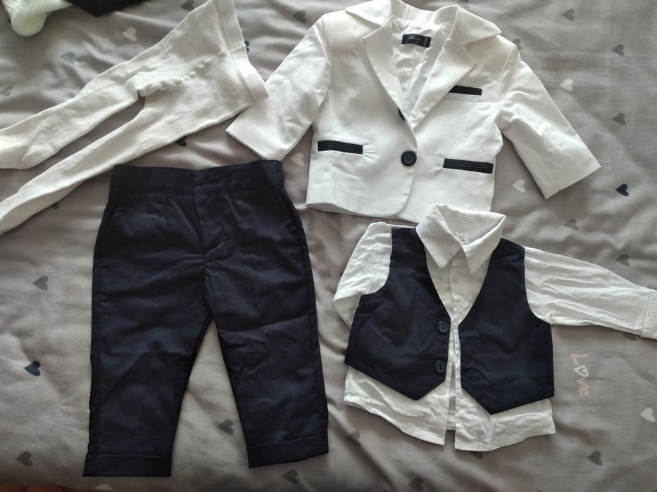 Vand costum botez bebe 0 3 luni