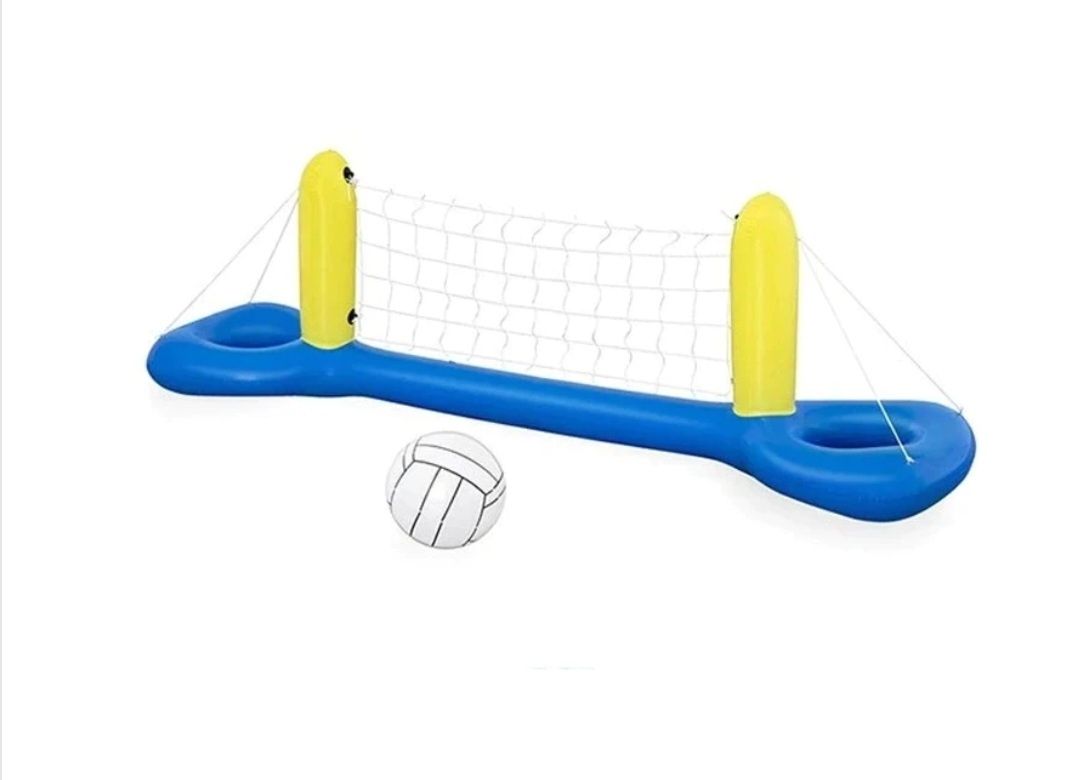 Fileu de volei pentru piscina Bestway, minge gonflabila inclusa, 244x6