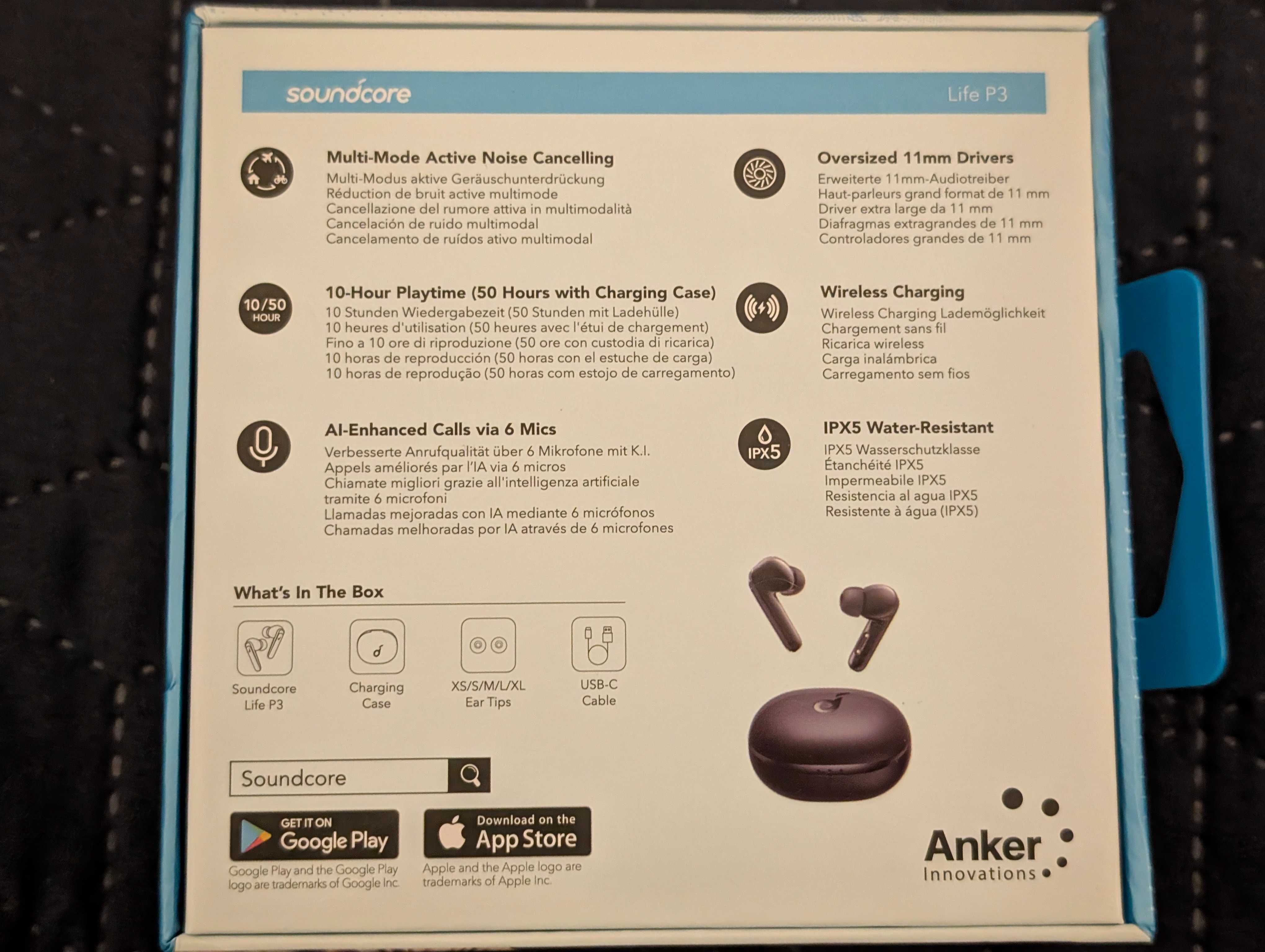Anker Soundcore Life P3 - ANC Безжични Слушалки - (180лв нови)