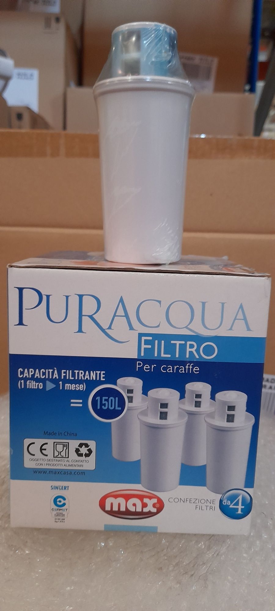 Carafa filtranta 2,5 l cu filtru inclus+set 4 rezerve carafa filtranta