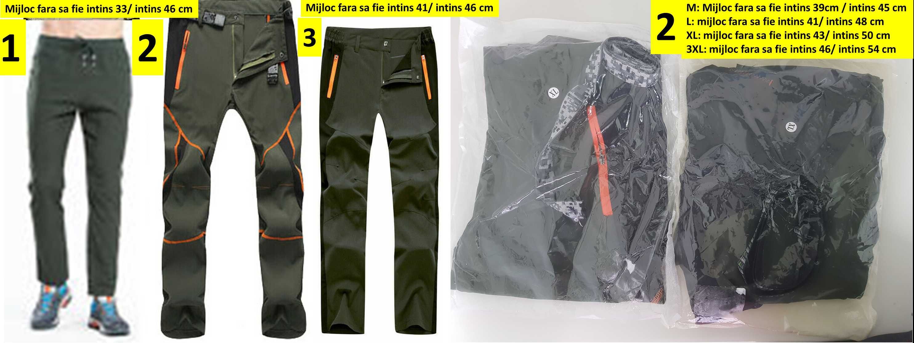 Pantaloni Verzi pt trekking, hiking, alpinism, outdoor etc Noi