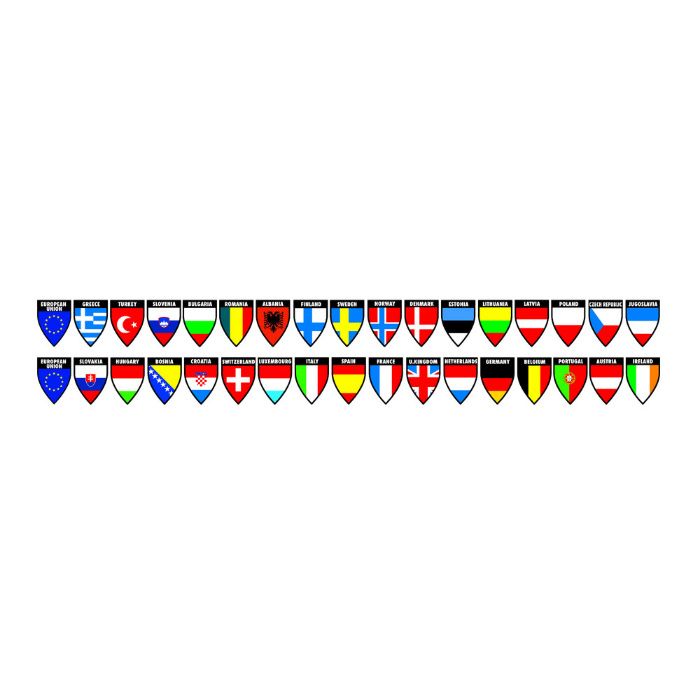 Декоративни Флагчета За Тирове И Камиони - Двулицеви / Международни