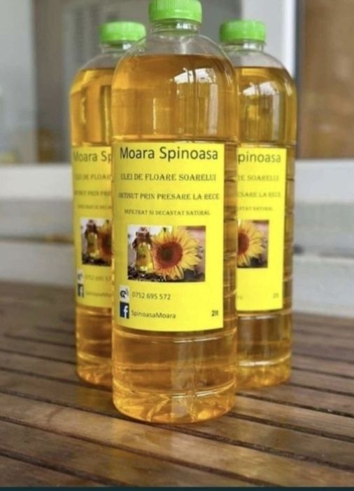 Vânzare Ulei de Floarea Soarelui Presat la Rece**