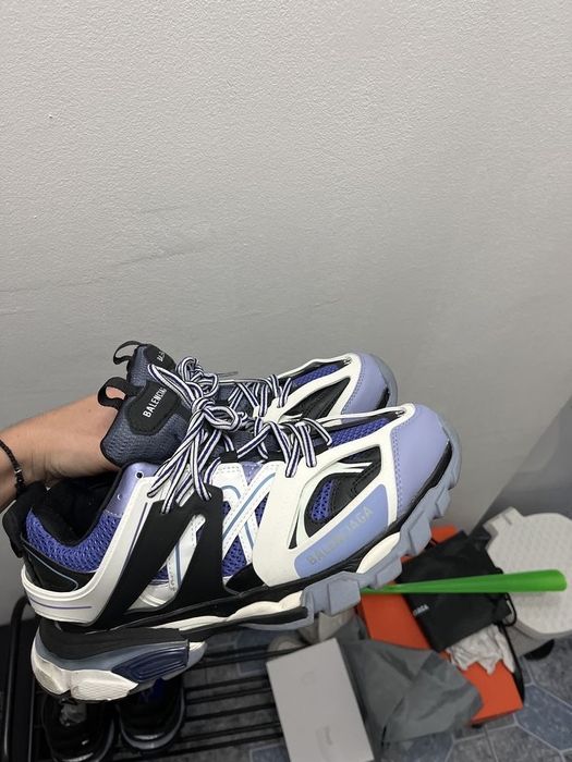 balenciaga track albastre
