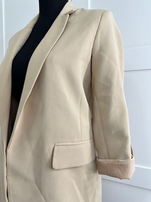 Sacou blazer Pull & Bear crem beige XS