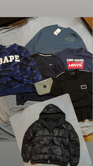 отдам дешево брендовые вещи Bape nike zara wu tang dolce gabbana