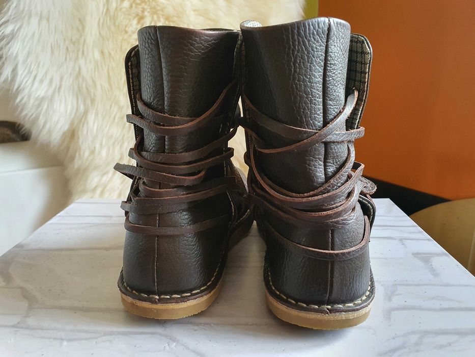 Ghete inalte din piele marimea 36