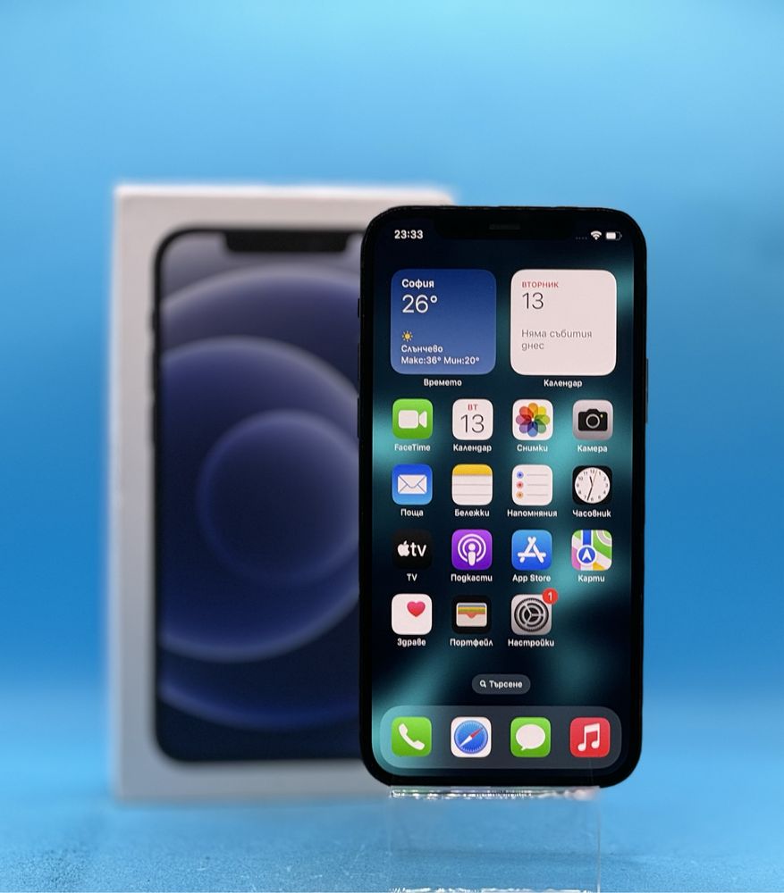 Apple iPhone 12, 64GB, 4GB RAM, 5G, Black