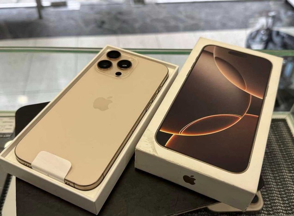 Като нов Iphone 16 pro max desert titan 256 gb
