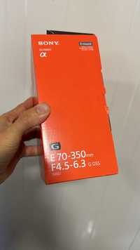 Obiectiv Sony E 70-350mm f/4.5-6.3 G OSS (SEL70350G)