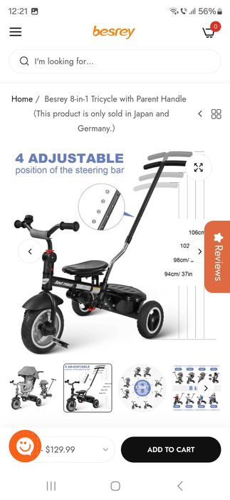 Tricicleta 7in1 Besrey