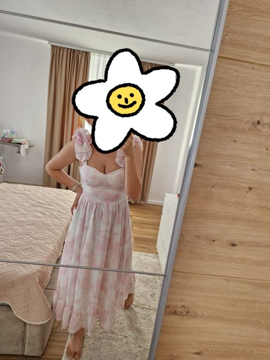 Rochie roz-pudra