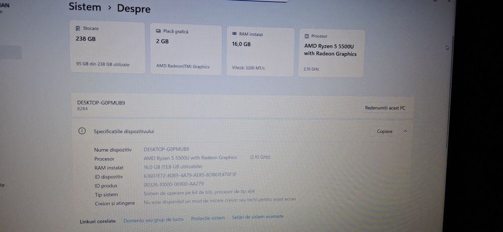 Laptop Lenovo IdeaPad1 15ALC7