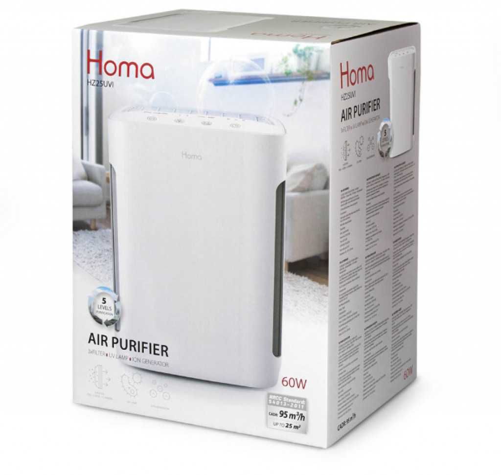 Въздухопречиствател, HOMA HZ25UVI/ГАРАНЦИЯ