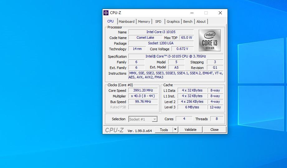 Procesor socket 1200 Intel Comet Lake, Core i3 10105 3.7GHz +cooler