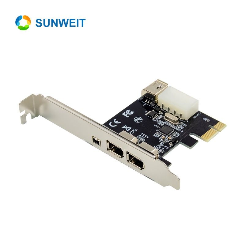 # PCI-e 1x IEEE 1394A Firewire card Плата расширения карта для ПК