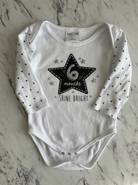 Бебешки бодита 3 броя, 0-6 м