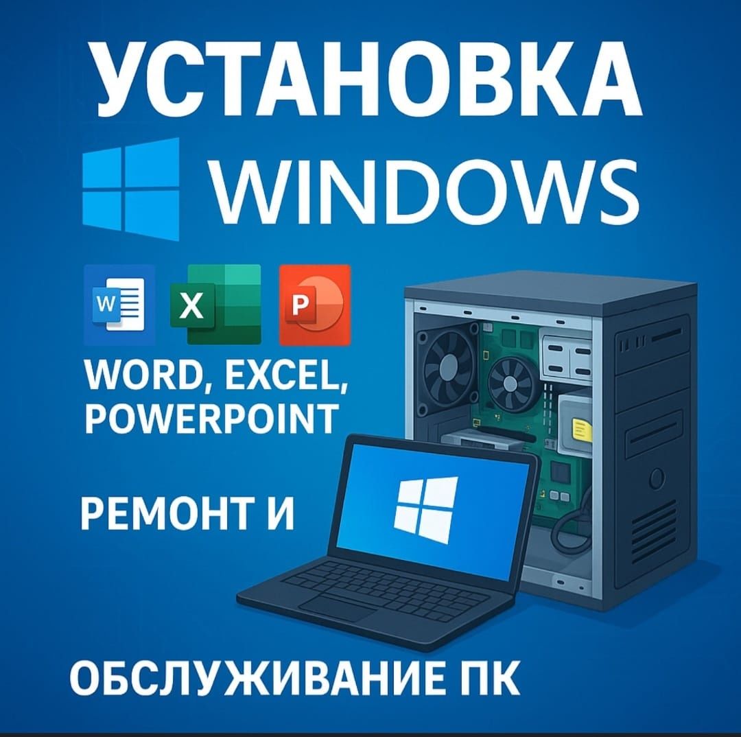 Установка Windows. Программист на выезд в Экибастузе