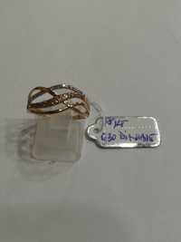 Vind inel din aur 18kt cu diamante de 0,30ct