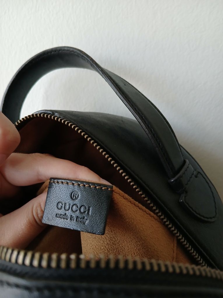 Кожена раница Gucci