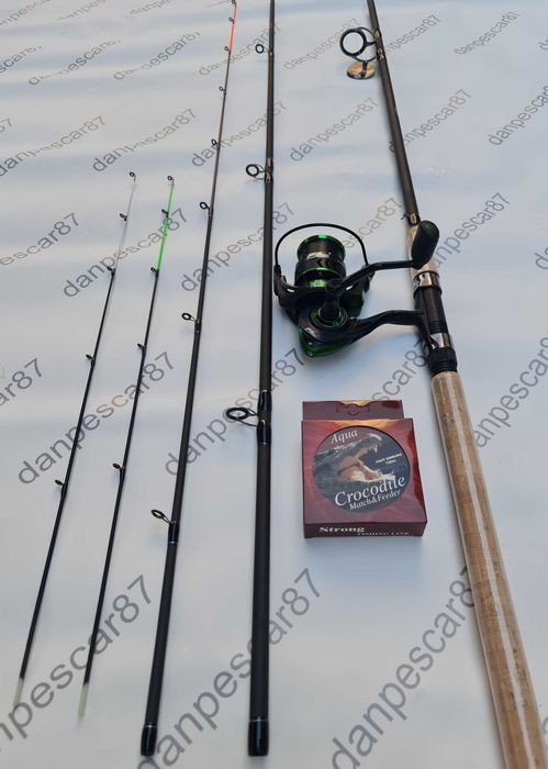 SET FEEDER Lanseta TFD4 3m + Mulineta SPARKLER 4000 + 150m fir