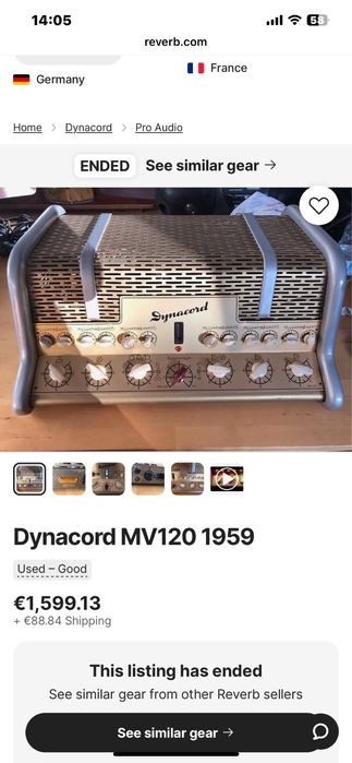 Dynacord MV120 - 1950 an