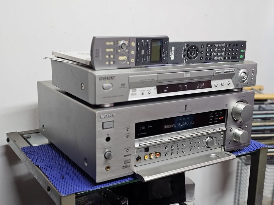 Receiver Sony STR-DB1080 QS +Dvd player DVP-NS705V cu telecomenzi