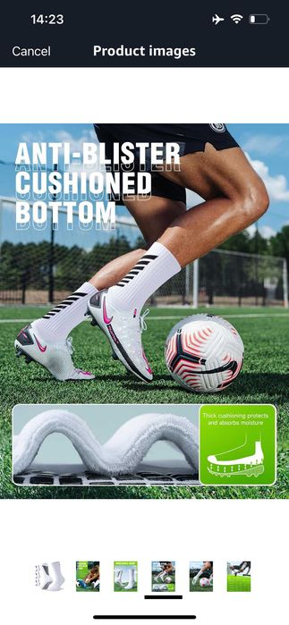 Футболни Чорапи Anti Slip размер 42-45