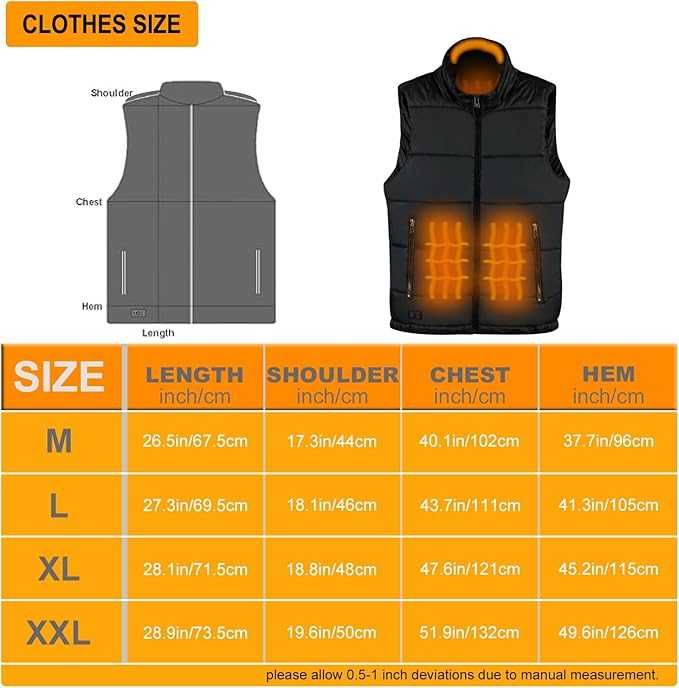 Vesta Incalzita Unisex cu Baterie 10000mAh, Gluga Detasabila, XL