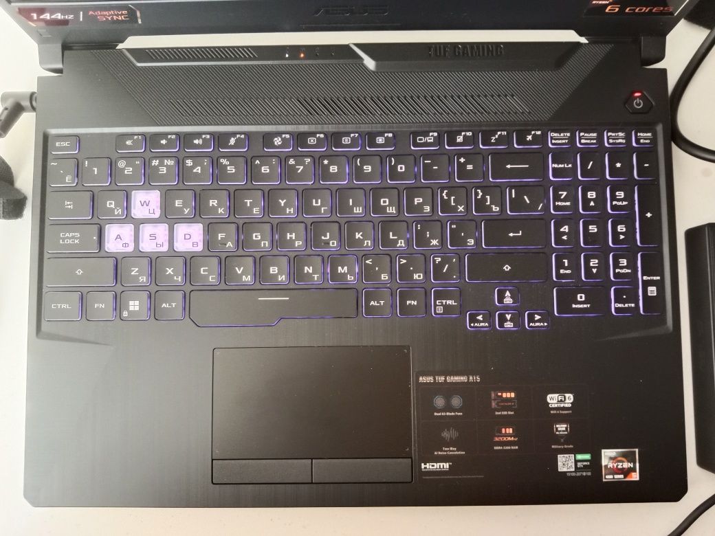 Игровой ноутбук asus tuf gaming a15