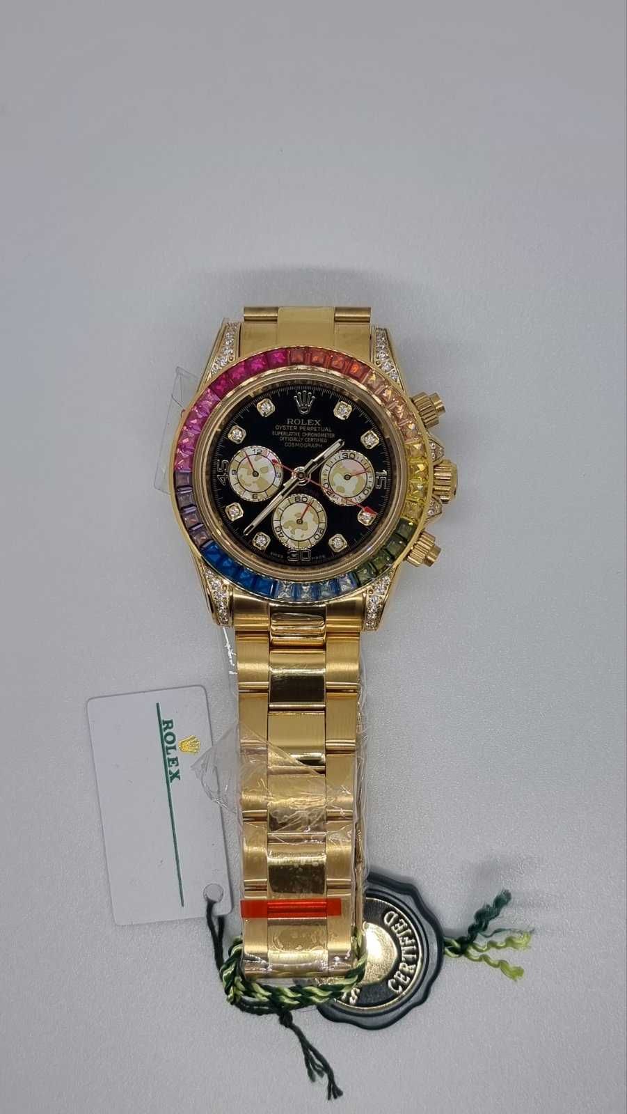Часовник Rolex Daytona Rainbow rouse gold Cosmograph 40mm Automatic