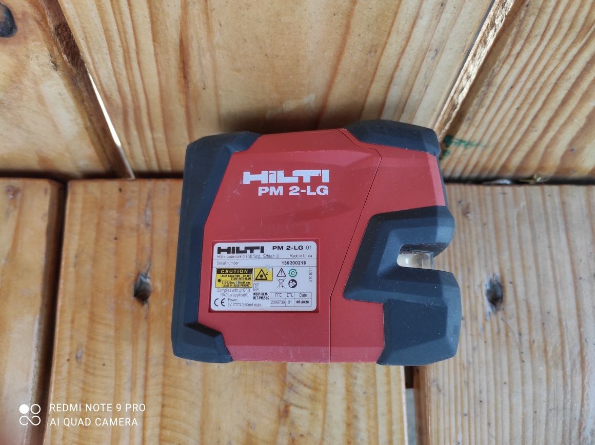 Hilti nivela linii verzi