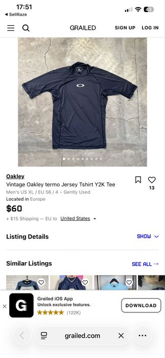 Oakley термо тениска