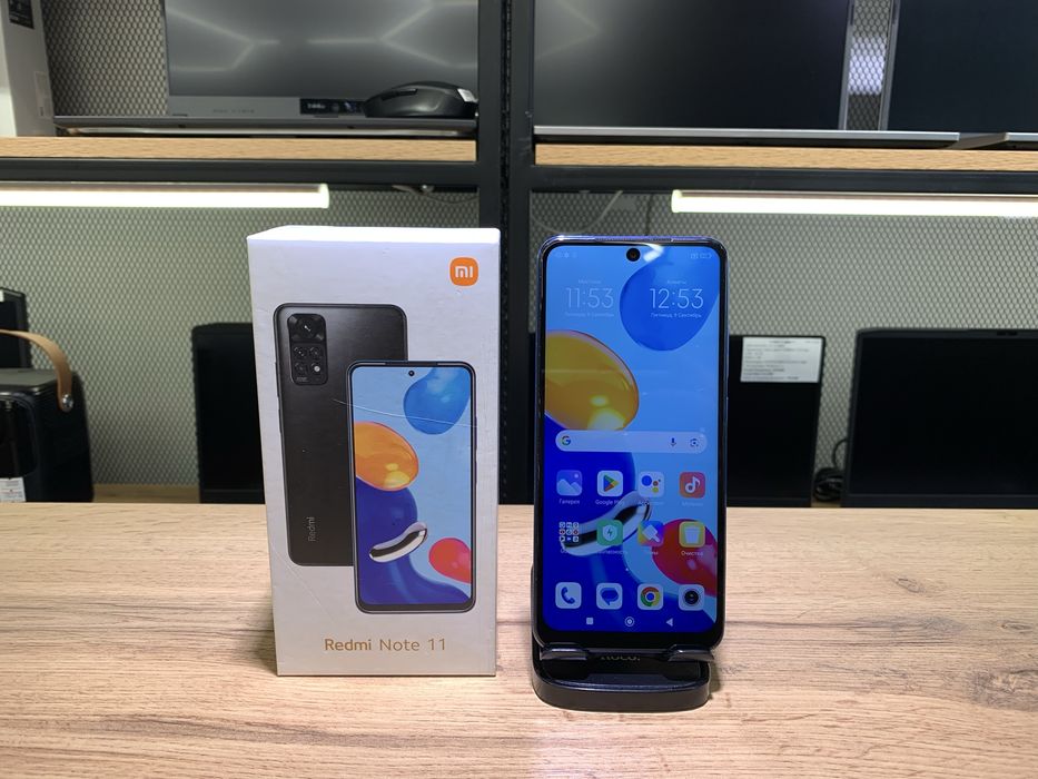 Redmi Note 11, 4/64 GB, Twilight Blue, батарея менялась, 10916/А10