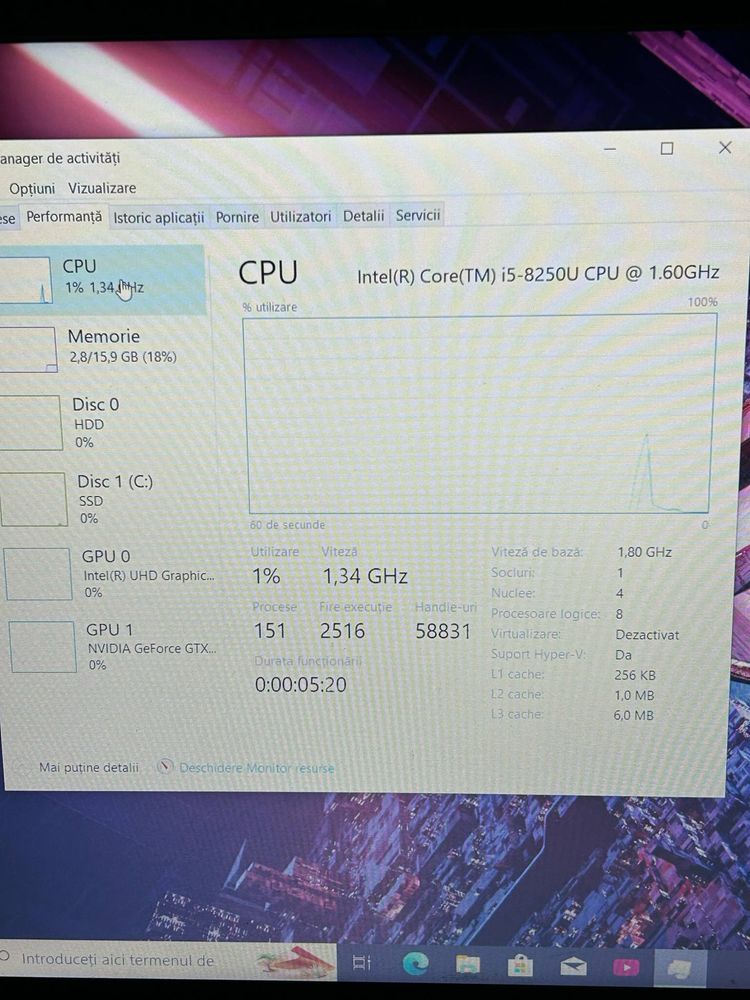 Laptop Gaming| GTX1050 4gb| ssd M2 256