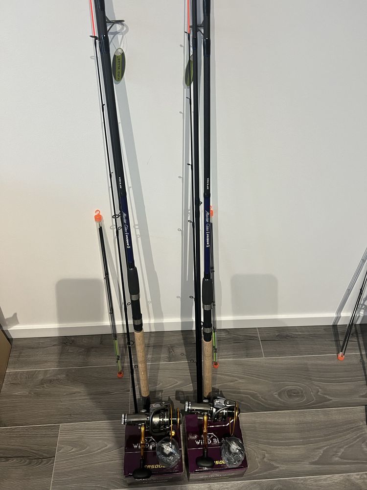 Set Feeder 2 lansete Wind TFD-05 3.6 m + 2 Mulinete WindBlade TFR 5000
