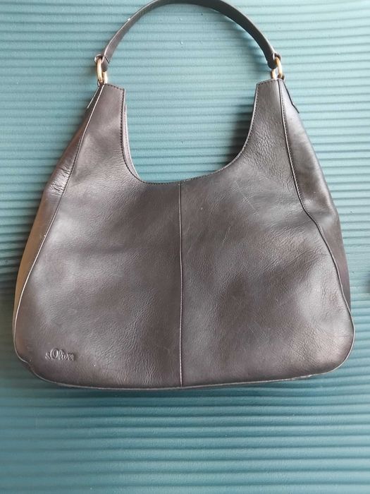 S. Oliver 100% оригинална дамска чанта - естествена кожа