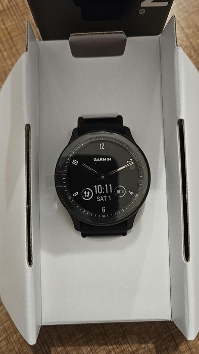 Smartwatch Garmin VivoMove Sport OLED Silicon Black